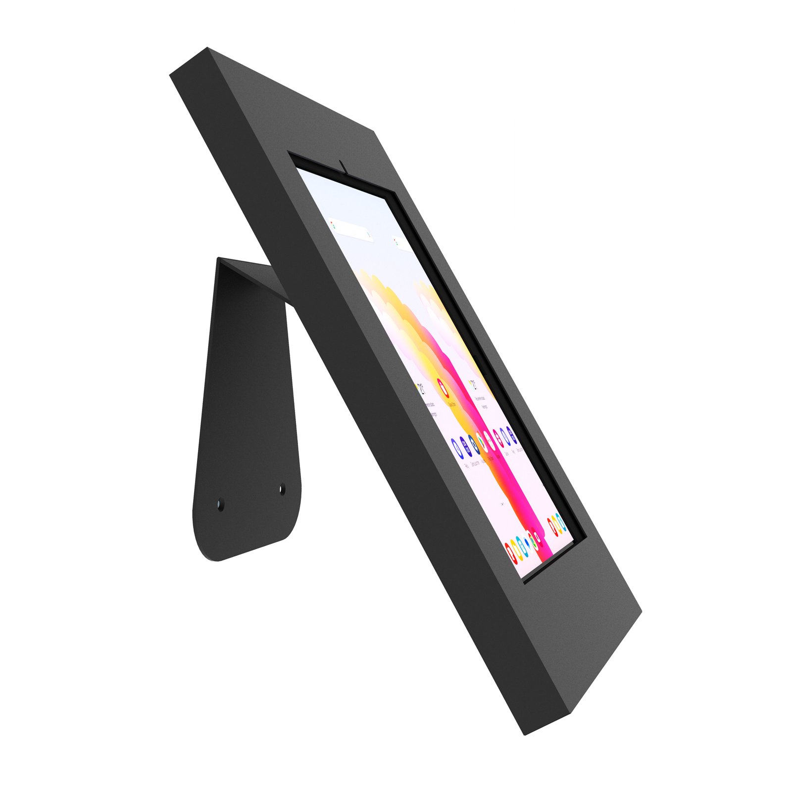 Soporte metálico SPNLK13W03W antirrobo de pared para tablets 9.7 a 10.4