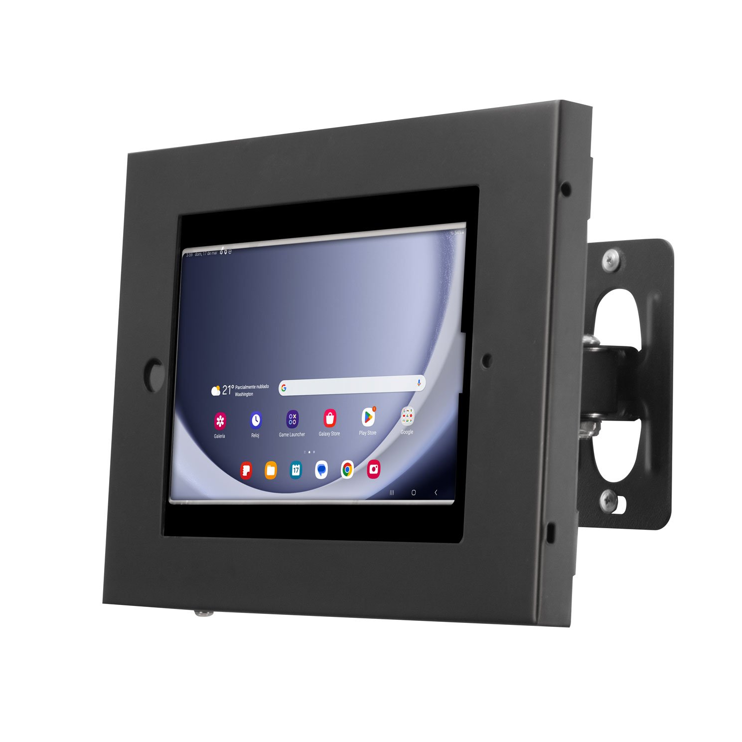 Soporte de Seguridad Antirrobo SPNLK21W00A9 de Pared para Tabletas Samsung Galaxy A9 8.7