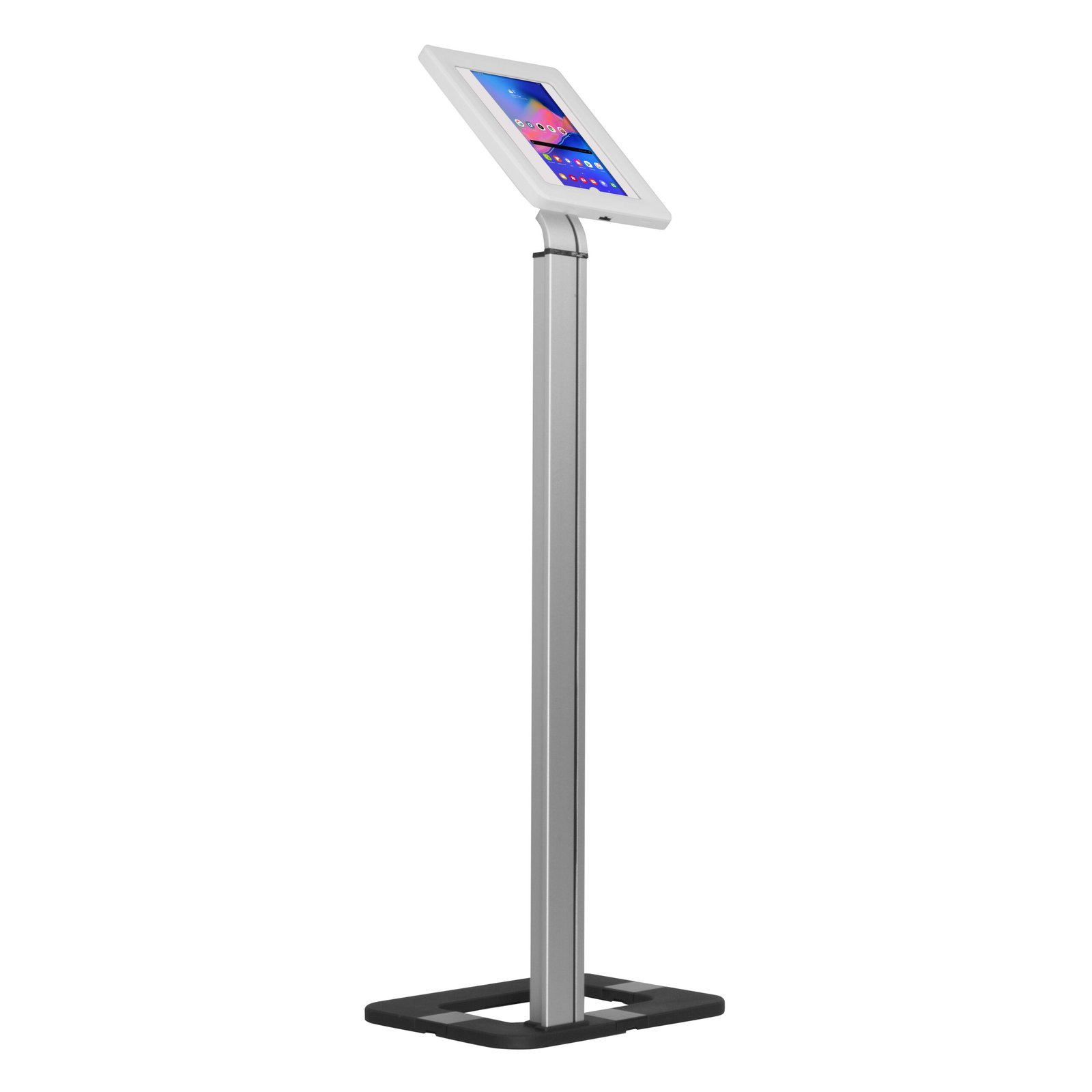 Soporte SPNK38 tipo kiosko de piso con seguridad antirrobo para tablets de 9.7 a 11 pulgadas