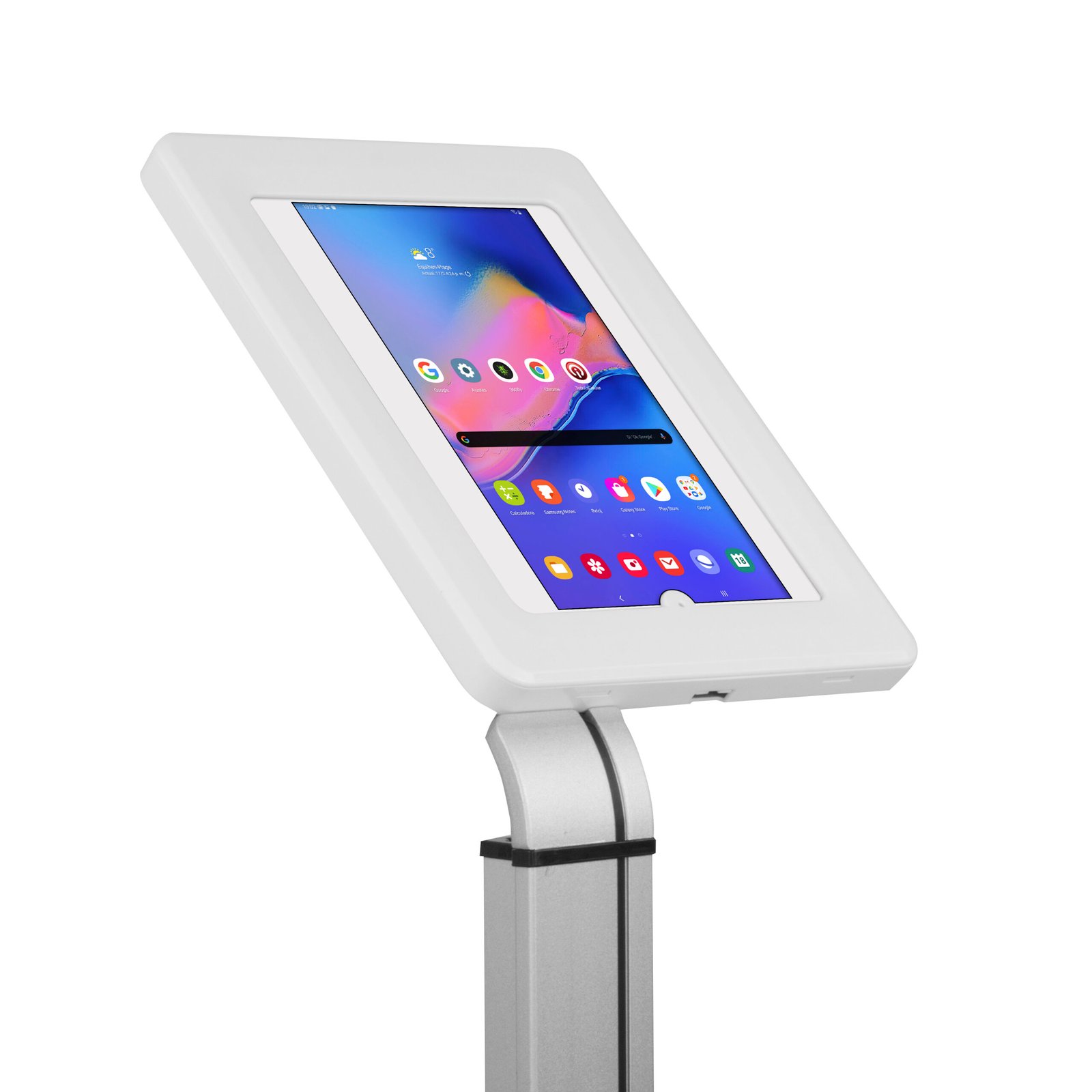 SPNLK38A pedestal antirrobo de piso para tabletas 10.1" Samsung y Huawei