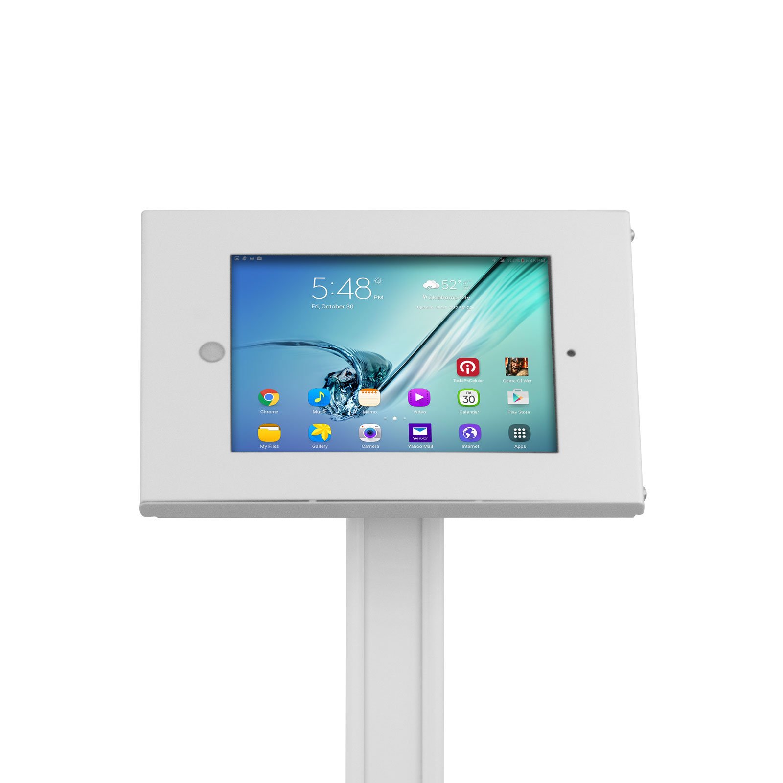 Base SPNPLK57S2 soporte de piso antirrobo para Samsung Galaxy 9.7 pulgadas