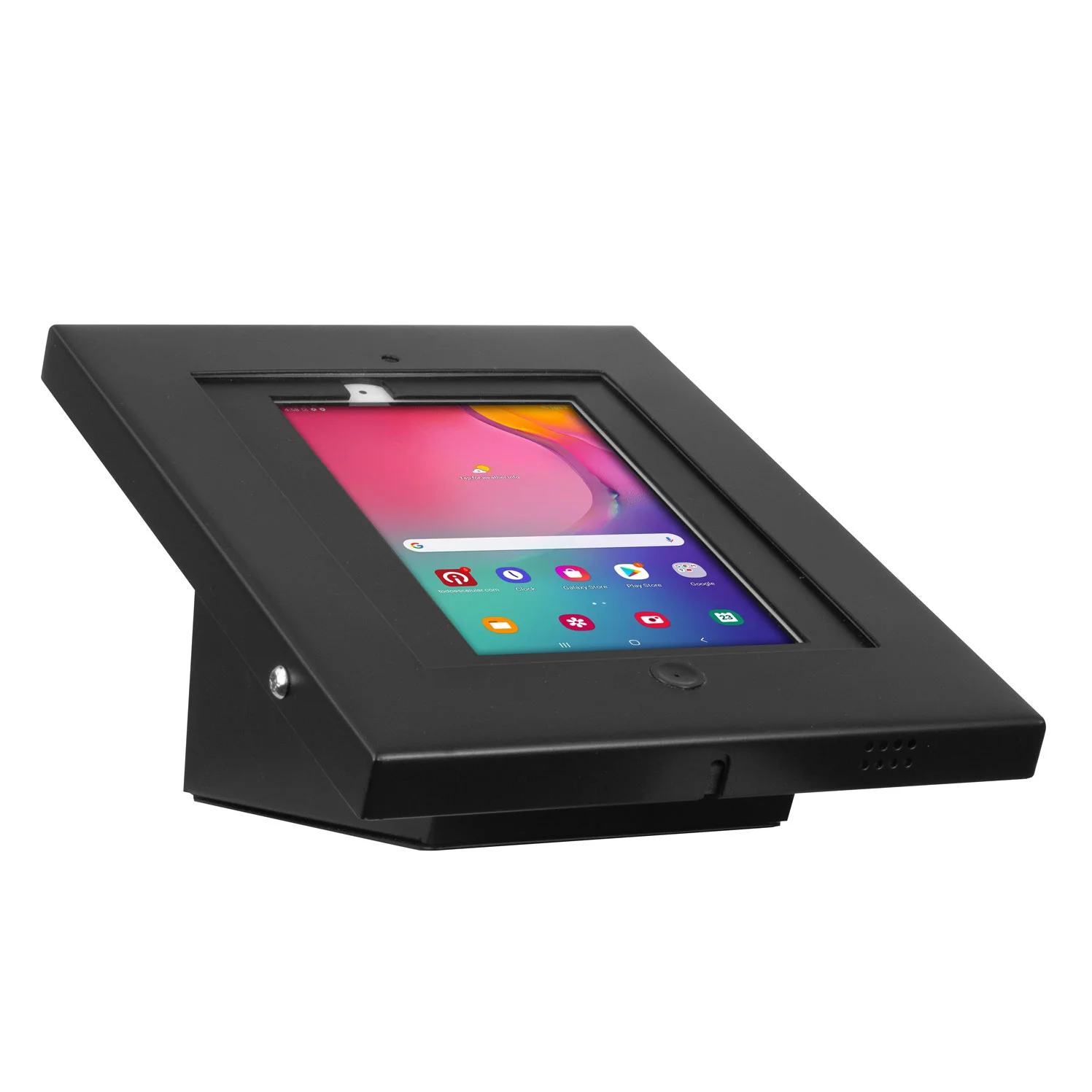 Base de seguridad SPNLK5A8 para Samsung Galaxy TAB A8 8” instalación en mesa, pared o muro