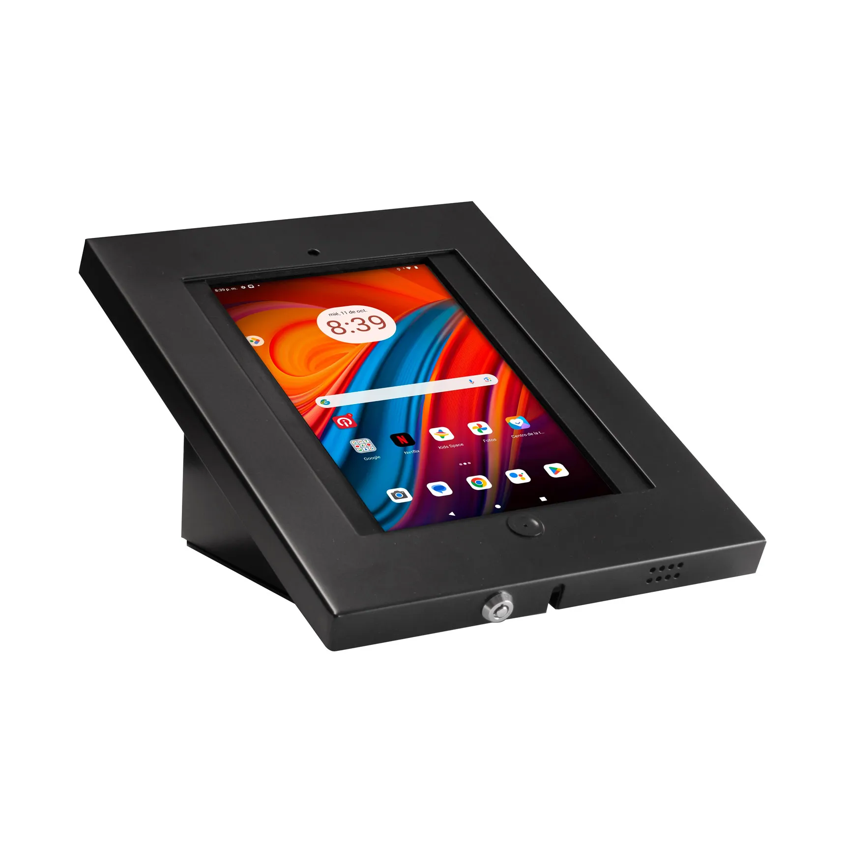 Soporte antirrobo SPNLK5M9 para tableta Lenovo M9 9” mesa, paredes y muros