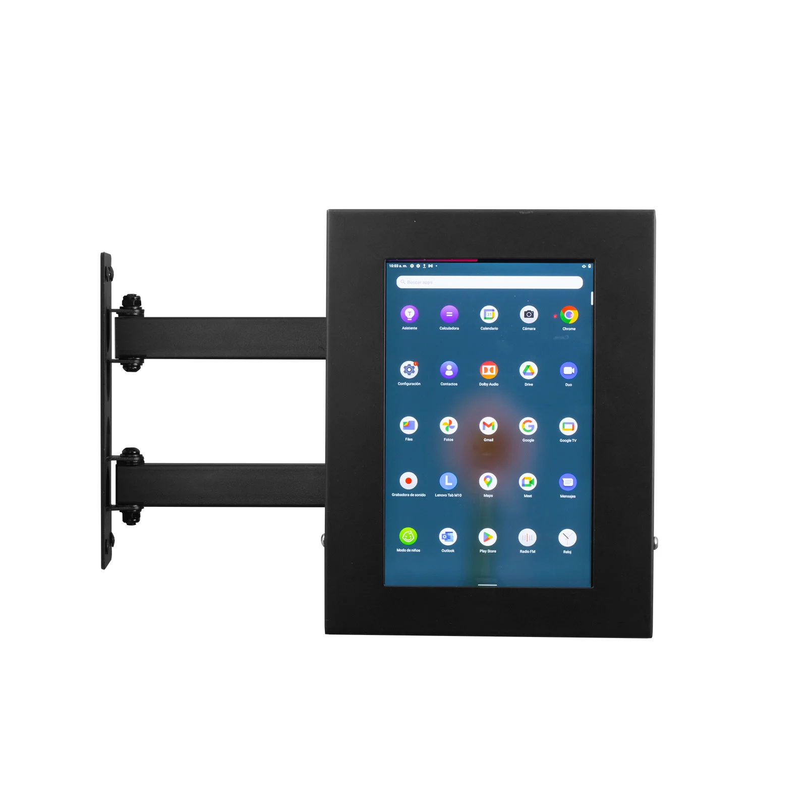 SPNMSW00ST soporte articulado de pared con sistema antirrobo para tabletas de 10.1 pulgadas