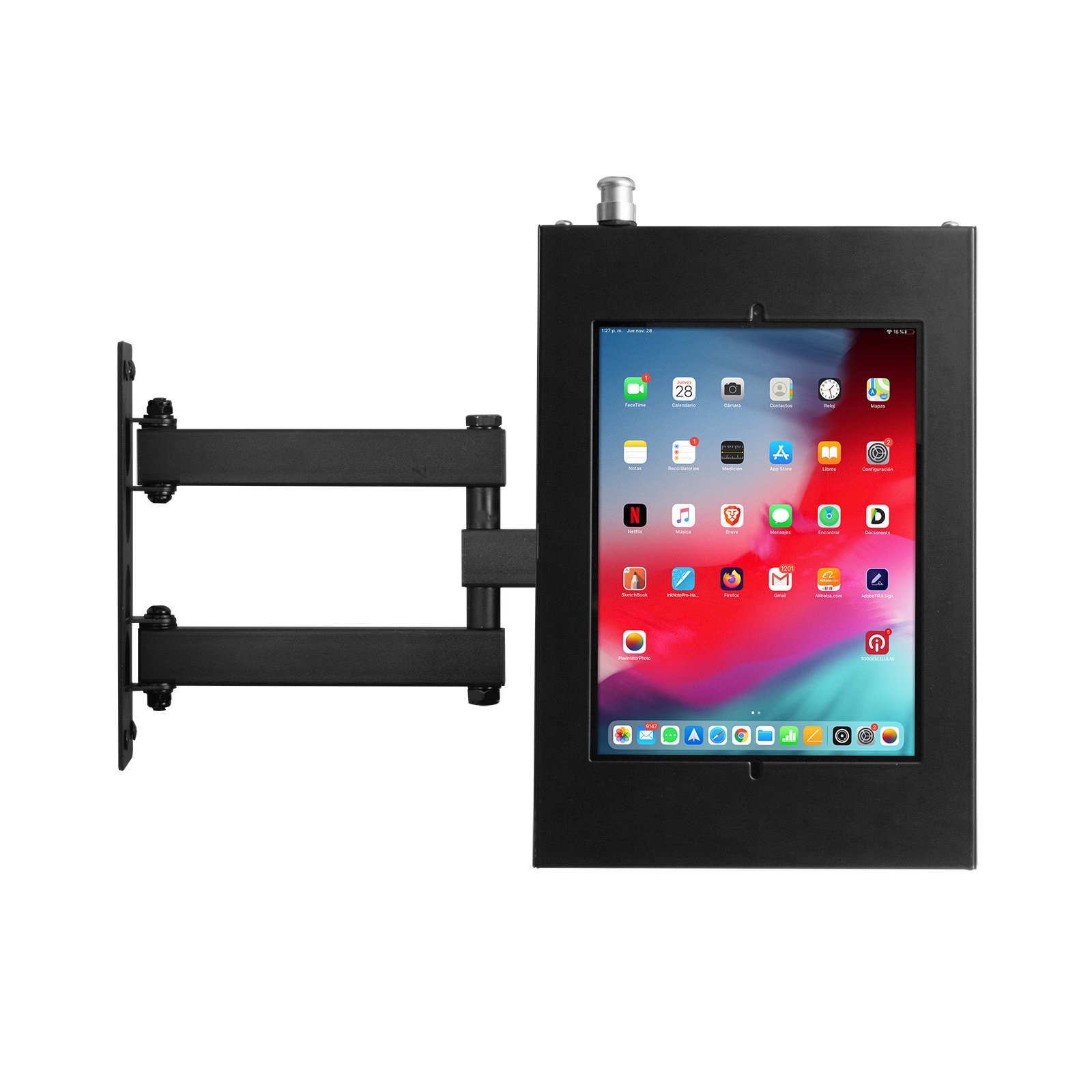 TSCMSW01B-03-ipad-soporte-seguridad-antirrobo-pared